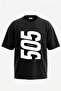 Streetwear Graffiti Design Printed Oversize Black T-Shirt