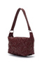 Star Detailed Mini Baguette Women's Crossbody Bag Alpha Claret Red - 4