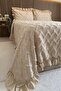 Ruffle Lumpa 3 Piece Double Pique Set Beige - 2