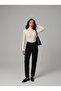 Mamaliga Black Mom Jeans Boyfriend Linen Trousers - 2