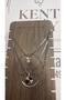 Women's 3-Piece Clover Figured Steel Necklace Set - Silver Color - 2