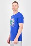Men Sportswear Fit Short Sleeve Florida Gators Rugby T-Shirt, Blue - 2
