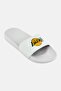 Kids Boy LA Lakers Primary Logo Slip On Slides, White