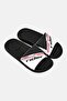Men Brand Logo Slip On Slides, Black - 3