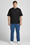 Men Crew Neck Short Sleeve Embroidered Logo T-Shirt, Black - 2