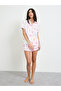 Shell & Starfish Piped Pocket Ss Shirt & Short Set - 2