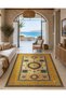 Sdt Traditional Patterned Modern Woven Base Decorative Carpet Sdtamor5072 - 2