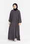 Reglan Sleeve Gathered Children's Dress - Smoked