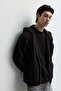 Temel fermuarlı sweatshirt - 5