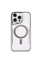 Ilkestor iPhone 11 Pro Max Case Boyi Magsafe Silicone Cover (184805) - Silver