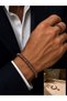 Handmade Pure Copper Braided Bracelet – Oxide Detailed, Adjustable, Handcrafted, Unisex, Artisan Copper Cuff - 3