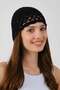 Sequin Detailed Summer Knitted Beanie Y8255 Black - 3