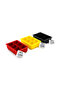 6-Compartment Square Ice Tray - Silicone - Colorful