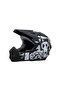 Raptor Gravity Street Noir Full Face Freeride Bicycle Motorcycle Helmet Large Size Black White - 3