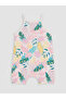 Two Mt Shop Quality Printed Baby Girl 2-Piece Jumpsuit with Straps - 4