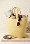 Handmade Short Handle Rope Knitted Women's Bag - Suitable for Daily & Beach Use