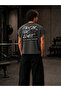 Gym Sporcu Break the Limit Printed Oversize Worker Boxy Fit Sleeveless Crew Neck T-Shirt