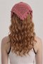 Women's Mesh Lace-Look Multi-Purpose Bandana Summer Beach Compatible Perforated Knitwear Hair Bandana and Waist Accessory - 3