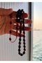 Ahmet Esef Usta Ottoman Tırbişon Colored Craftsmanship 9X12,5 mm Fire Amber Prayer Beads with Systematic Set - 3