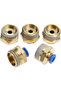 1/2PT Thread 10mm Tube Pneumatic Straight Quick Fitting Connector - Pack of 24 - 2