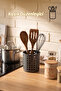 Kp-165-2 Countertop Vertical Spoon and Knife Holder Organizer Kitchen Organizer Anthracite