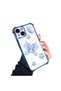 iPhone 14 Compatible Transparent Back Panel Four-Corner Reinforced Impact Protection Glossy Edge Silicone Case - 2