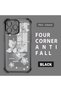 iPhone 14 Pro Max Compatible Transparent Back Four Corners Reinforced Impact Protection Silicone Case