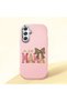 Pink Silicone Case with Shock-Absorbing Camera Protection Compatible with Samsung Galaxy M34