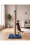 70 cm Blue Cat Scratching Board - Jute Rope Cat Scratcher with Sturdy Base - 2