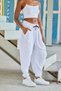 Women's Street Style Wrinkled Sports Baggy Trousers - 4