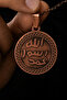 Women's and Men's Copper Necklace Thick Model Mühr-Ü Şerif Patterned Antiallergic Copper Necklace - 4