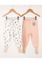 100% Organic Cotton 2-Piece Socks Single Bottom 3-36 Months - 8