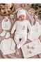 10 Piece Newborn Baby Hospital Release 100% Cotton Bodysuit Set - 2