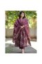 Purple Rayon Salwar Kameez Dupatta - ALV2016-Purple-Size-M-38-Inches - 3
