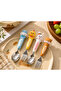 Ultra Luxurious 4-Piece Cute Character Stainless Steel Children's Fork and Spoon Set - 3
