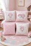Pink Heart My Melody Patterned 4-Piece Children's and Baby Pillowcase Set