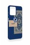 Casper Via M40 Compatible Blue Ethnic Carpet Patterned Silicone Case - 4