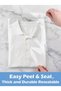 100 PCS Clear Cellophane Self-Sealing Bags 25x35 cm. | OPP Transparent Material, Easy Peel & Seal, Thick & Durable, Resealable Closure, For Packing Clothes - 3