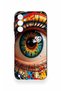Samsung A14 Compatible Colorful Eye-Pop Patterned Silicone Case - 2