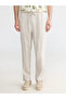 Lcw Vision Beige Regular Fit Linen Blend Men's Trousers - 3