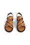 Women's Leather Sandals T2740-Lx - Tan - 36 - 4