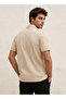 Short Sleeves Applique Mercerised Polo T-Shirt - 4