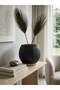 Metal Black Decorative Flower Pot Large 37 X 31 cm