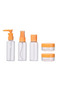 Concepta Compact 5-Piece Travel Cosmetic Bottle Set (172153) Leak-Proof - 4