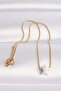 316L Steel Chain Gold Color Chain with Silver Color Starfish Design Necklace - 2