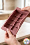 Silicone Dubai Chocolate Mold Dubai Chocolate Bar Mold Non-Stick 8 Compartments 16 cm - 5