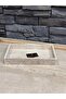 Natural Travertine Tray Presentation Tray 35X20X5 cm - Decorative Kitchen and Presentation Tray - 2