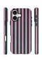 iPhone 16 Plus Vorian Double Layer Case Pink Navy Cabana - 2