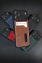 Aconcept iPhone 17 Pro Sara Leather Case with Business Card Holder (64548) - Tan - 4