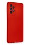 Aconcept Galaxy A73 5g Case Nano Inside Velvet Silicone (114135) - Red - 2